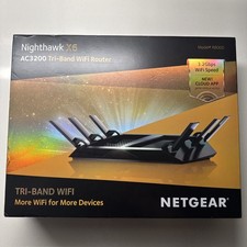 Netgear Nighthawk X6 AC3200 Tri-Band WiFi Router R8000 3.2 GBPs speed NEW IN BOX picture