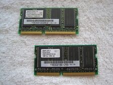 Lot of 2 | 128 MB 144 Pin PC133 SO-DIMM SDRAM Modules | Apple PowerBook picture