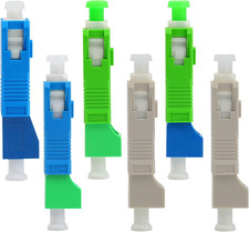 Fiber Adapter SC Male to LC Female Converter APC/UPC Single-Mode and Multi-Mo... picture