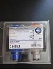 Fargo 084512 YMCKK Full Color Ribbon / Black Back Panel/ 500 Prints HDP 5000 picture