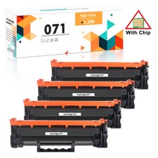4× CRG071 Toner Cartridge for Canon 071 imageCLASS LBP120 MF270 Mf272dw NEW CHIP picture