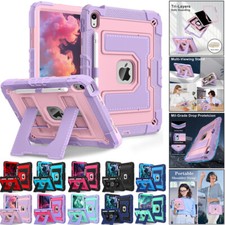 Kids Shockproof Heavy Duty Stand Case Cover Fr iPad 7/8/9/10/11th Gen A16 2025. picture