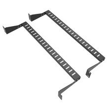 JINGCHENGMEI 2 Pack of 1U Horizontal 19-Inch Rack Mount Cable Management Bracket picture