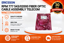 Ericsson RPM 777 543/02000 Fiber Optic Cable Assembly Telecom RPM777543/02000 picture