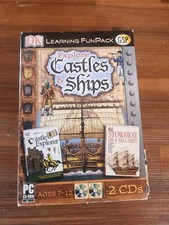 Explore Castles & Ships-DK Learning FunPack-PC CD ROM software-2 CD-new picture