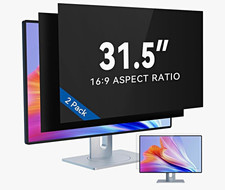 PROKKO Premium Screen Protector 31.5 in 16:9 Aspect Ratio Black 2-Pack picture
