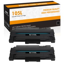 1-4PK Black MLT D105L Toner Cartridge for Sumsung 105L ML-2525 ML-2525W ML-2580n picture