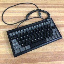 BTC 5100 Compact AT 5-Pin DIN Computer Black Mini Keyboard (TESTED WORKS) picture