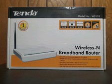 Tenda W311R 150 Mbps 4-Port 10/100 Wireless N Router WPS WDS QoS 5dBi Open Box  picture
