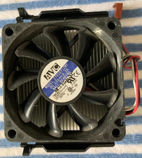 AVC C7015T12MY CPU Cooling Fan 12VDC .2A Ball Bearing w/Heat Sink 9-Blade 70mm. picture