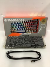 SteelSeries Apex Pro Mini 60% Wired Adjustable Switch Gaming Keyboard KB-00017 picture