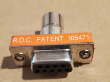 2pcs MAC PLUS ADAPTORS DB9 Female to 8-Pin Mini Din Female Adapter picture