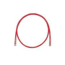 4 ft Panduit UTPSP4RDY 24 AWG Copper Cat 6 UTP Patch Cord Red picture