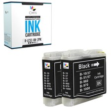 Compatible CMYi 2-Pack LC51BK Ink Cartridge fits Brother MFC-440CN, 465CN, 660CN picture