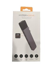 Hyper Drive Net 6-In-2 USB-C Hub For MacBook Pro Model GN28N Gray New picture