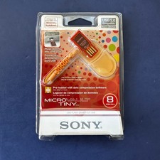 NEW SEALED Sony Micro Vault Tiny 8GB USB Flash Drive USM8GH picture