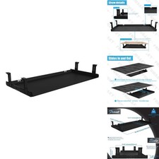 FRMSAET All-Metal 30 inch Slide Out Drawer Platform - Black picture