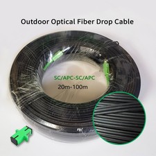 SC/APC-SC/APC Outdoor Drop Fiber Optic Cable 20M-100M Single Mode picture