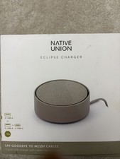 Native Union Eclipse Charger 3 Port USB Charger with Cable Management TAUPE picture