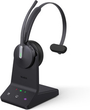 WH64 DECT & Bluetooth Wireless Mono Headset, 606Ft Long Range Work Headphones, 3 picture