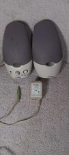 Labtec Spin-45 S-0067A 2.0 Wired Computer Speakers 3.5mm Jack Gray/White picture