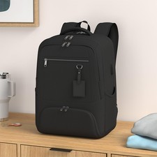 Water Resistant Business Laptop Backpack Travel Work School Computer Bag Unisex picture