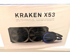 NZXT Kraken X53 240mm RGB Liquid CPU Cooler Black 2x120mm LGA 1700/1200 picture