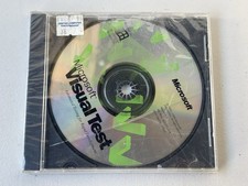 Vintage Microsoft Visual Test Version 4.0 1996 PC w/ Key - Sealed Cracked Case picture