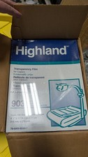 HIGHLAND 903 Transparency Film for copiers 500 Sheets (8.5