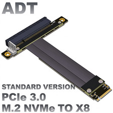 ADT M2 Ngff NVMe Extension Cable to PCIe X8 Graphics Card Transfer M.2 8x New picture