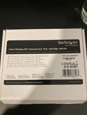 NEW StarTech 1-Port 10G Open SFP+ Network Card - PCIe - Intel Chip - MM/SM picture