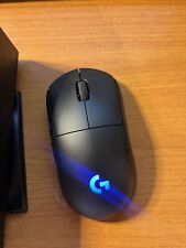 Logitech G PRO Wireless Optical Gaming Mouse with RGB Lighting - Black - VG picture