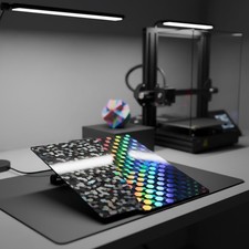 High Temperature Resistant Holographic Build Plate for Bambu Lab 3D Printers picture