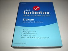 Turbotax 2016 Deluxe. Federal and State for prior year. New in sealed box. picture