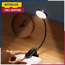 Baseus LED Clip Table Lamp Stepless Dimmable Wireless Desk Lamp Touch USB picture