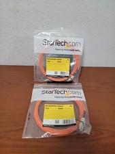 2x Lot STARTECH FIBLCSC3 3m Fiber Optical Networking Cables - NEW picture
