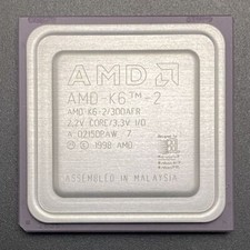 AMD K6-2/300AFR CPU 300MHz 2.2V 3x 100MHz Super Socket7 x86 Processor picture