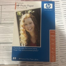New HP Premium GLOSSY 4X6 Ink Jet Picture Photo Paper 100 SHEETS Sealed picture