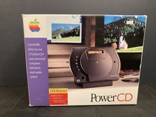 Apple PowerCD SCSI CD-ROM Drive Player 1993 in Original Box Tested Working picture