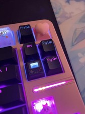 Cute Pink Heart Kawaii Artisan Keycap for OEM Mechanical Keyboard picture