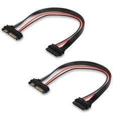 XMSJSIY Slimline SATA 22 Pin Male to 13 Pin Female Cable Adapter, Serial ATA picture