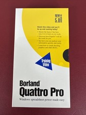 Borland Quattro Pro Training Video for Windows, Version 5.0 VHS,  New Sealed picture