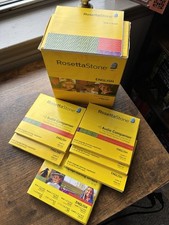2009 Rosetta Stone English American Version 3 Levels 1, 2,3,4 & 5 Complete picture