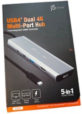 j5create USB4 Dual 4K Multi-Port Hub 5-in-1 Thunderbolt - JCD401 picture