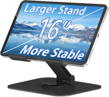 360° Rotating Tablet Stand Foldable Adjustable Holder for iPad Tablet picture
