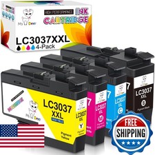 Miss Deer LC3037 Ink Cartridges BK/C/M/Y Brother MFC-J6945DW High-Yield lc3037 picture