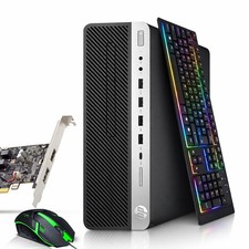 HP 705 G4 SFF Desktop Gaming PC AMD Ryzen 5, 16GB 256GB SSD NVIDA GT 730 Win 11 picture