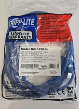 Tripp Lite Cable N262-010-BL Cat6a 10 Gbps Blue Computer Networking Internet  picture