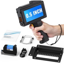 0.5 Inch Print Height Intelligent JC01 Handheld Inkjet Printer (Black) picture