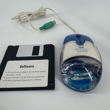 Vtg  Aqua Computer Mouse AM-940 -P Liquid Filled w/floating Princess Cruise Ship picture
